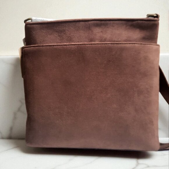White‎ Mountain Women's brown vegan Leather Purse/Crossbody Bag - Picture 2 of 7